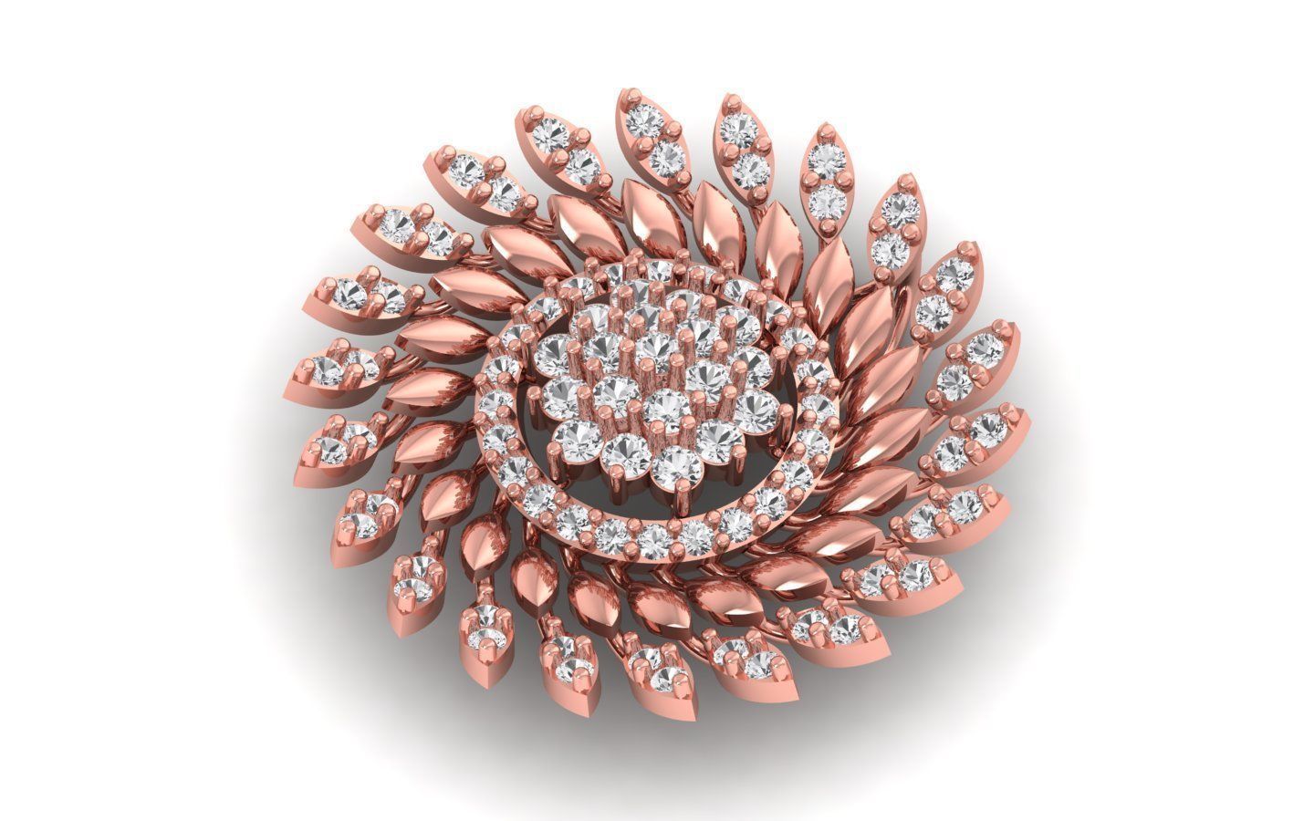 Earrings Pendant Set 3dm STL OBJ FBX Renders Details 3D print model_7