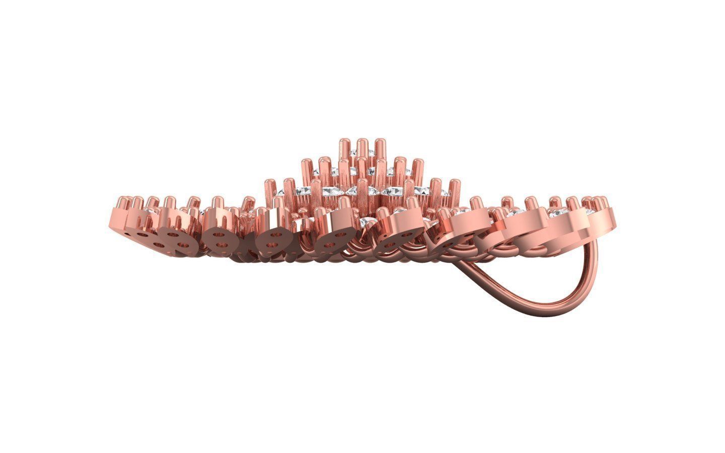 Earrings Pendant Set 3dm STL OBJ FBX Renders Details 3D print model_8