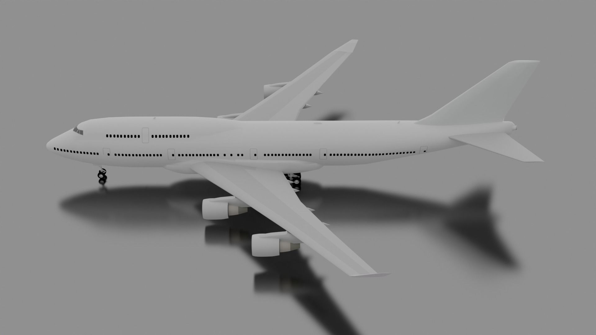 Boeing 747-400 3D model_8