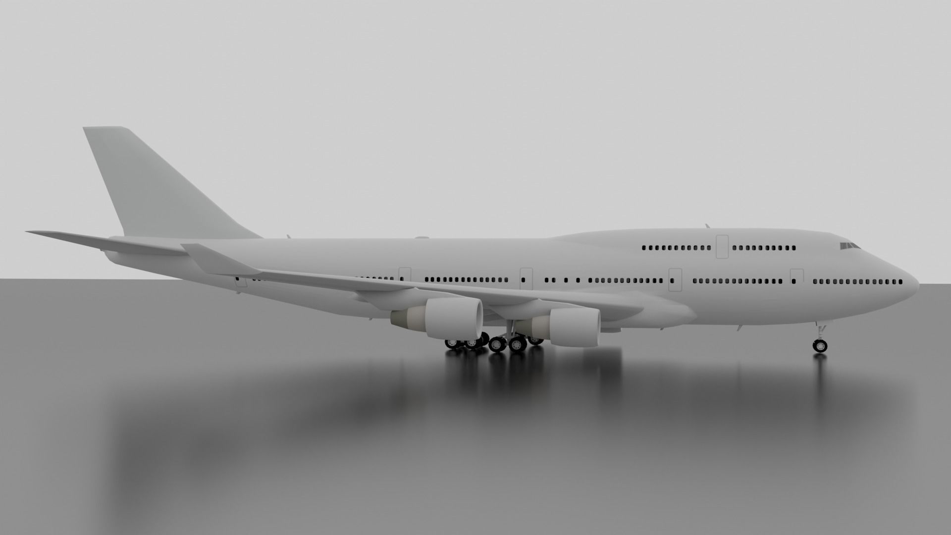 Boeing 747-400 3D model_3