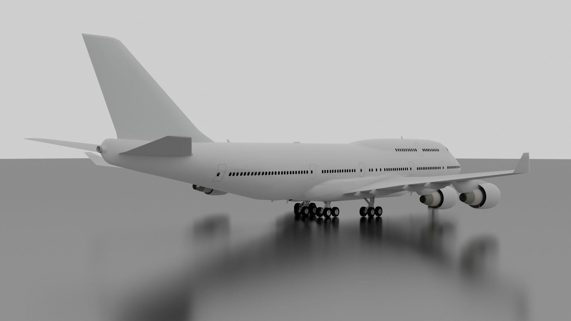 Boeing 747-400 3D model_4