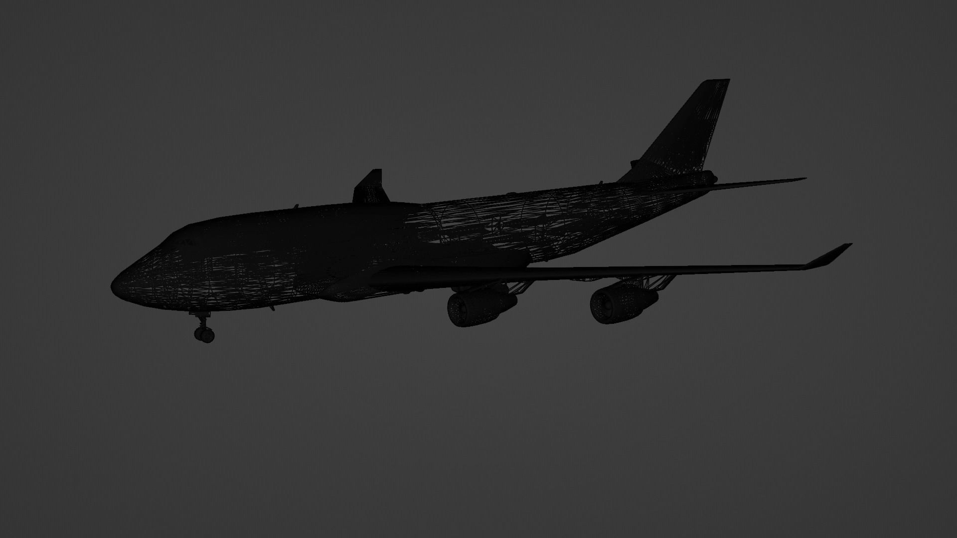 Boeing 747-400 3D model_10