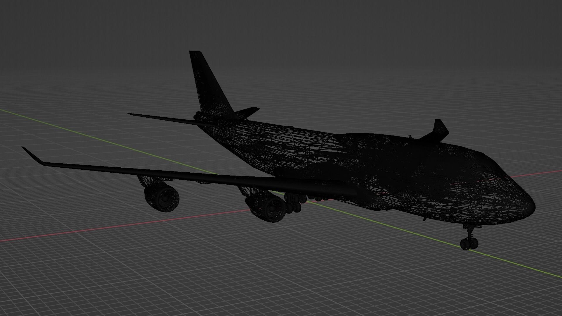 Boeing 747-400 3D model_11