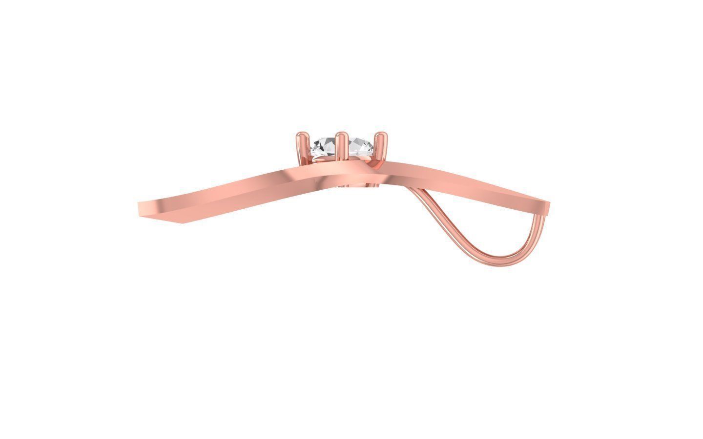 Earrings Pendant Set 3dm STL OBJ FBX Renders Details 3D print model_3