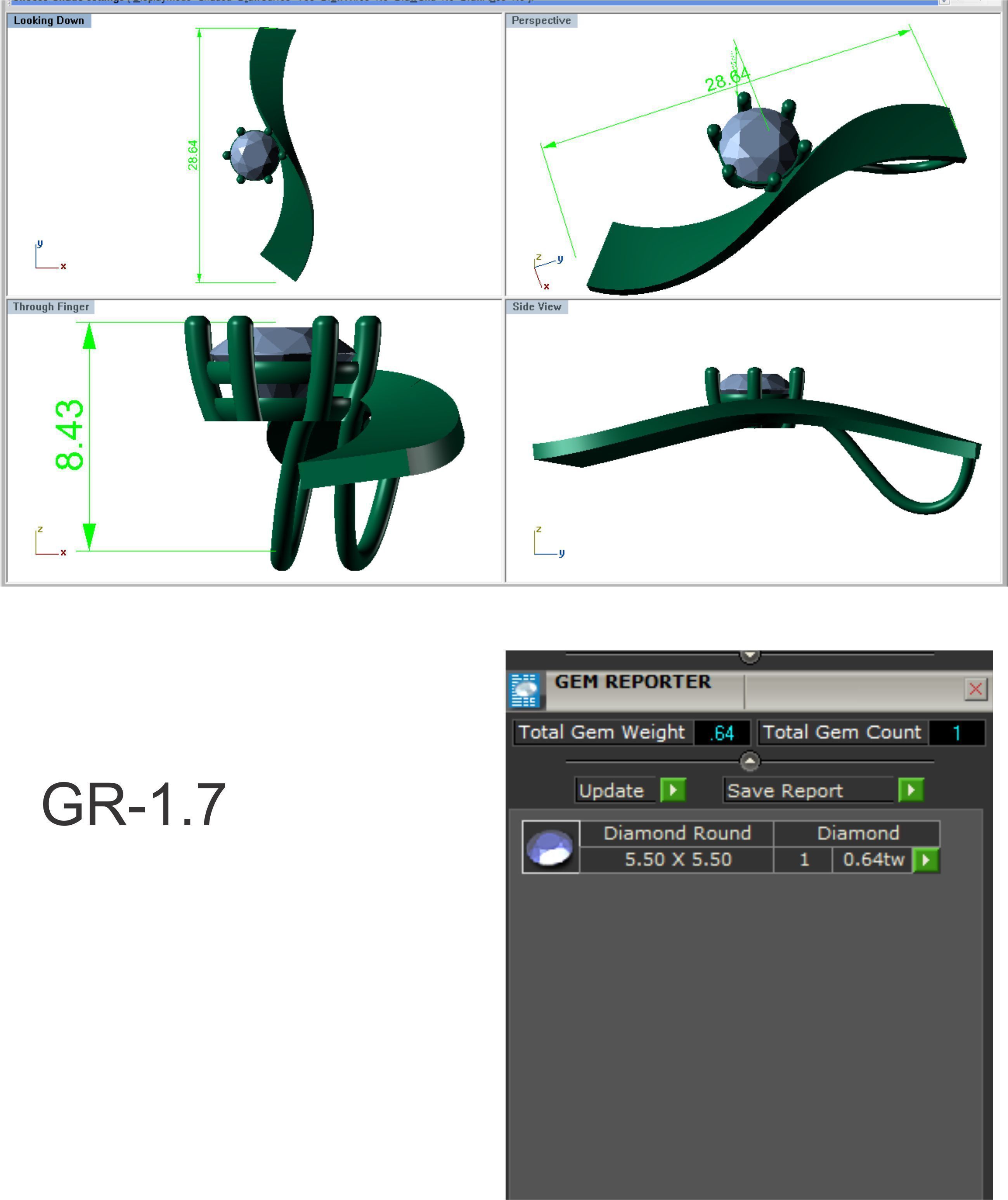 Earrings Pendant Set 3dm STL OBJ FBX Renders Details 3D print model_8