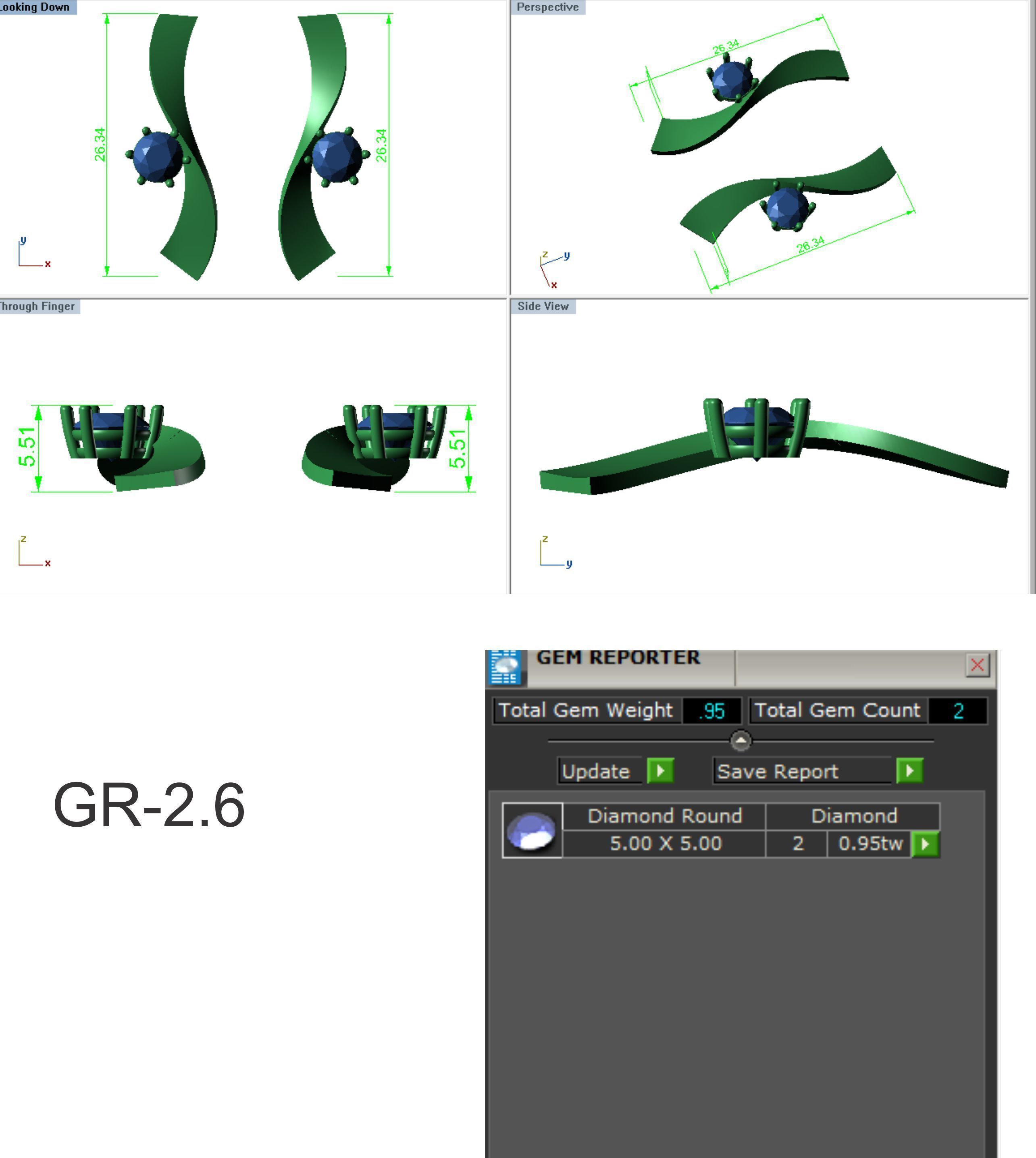 Earrings Pendant Set 3dm STL OBJ FBX Renders Details 3D print model_7