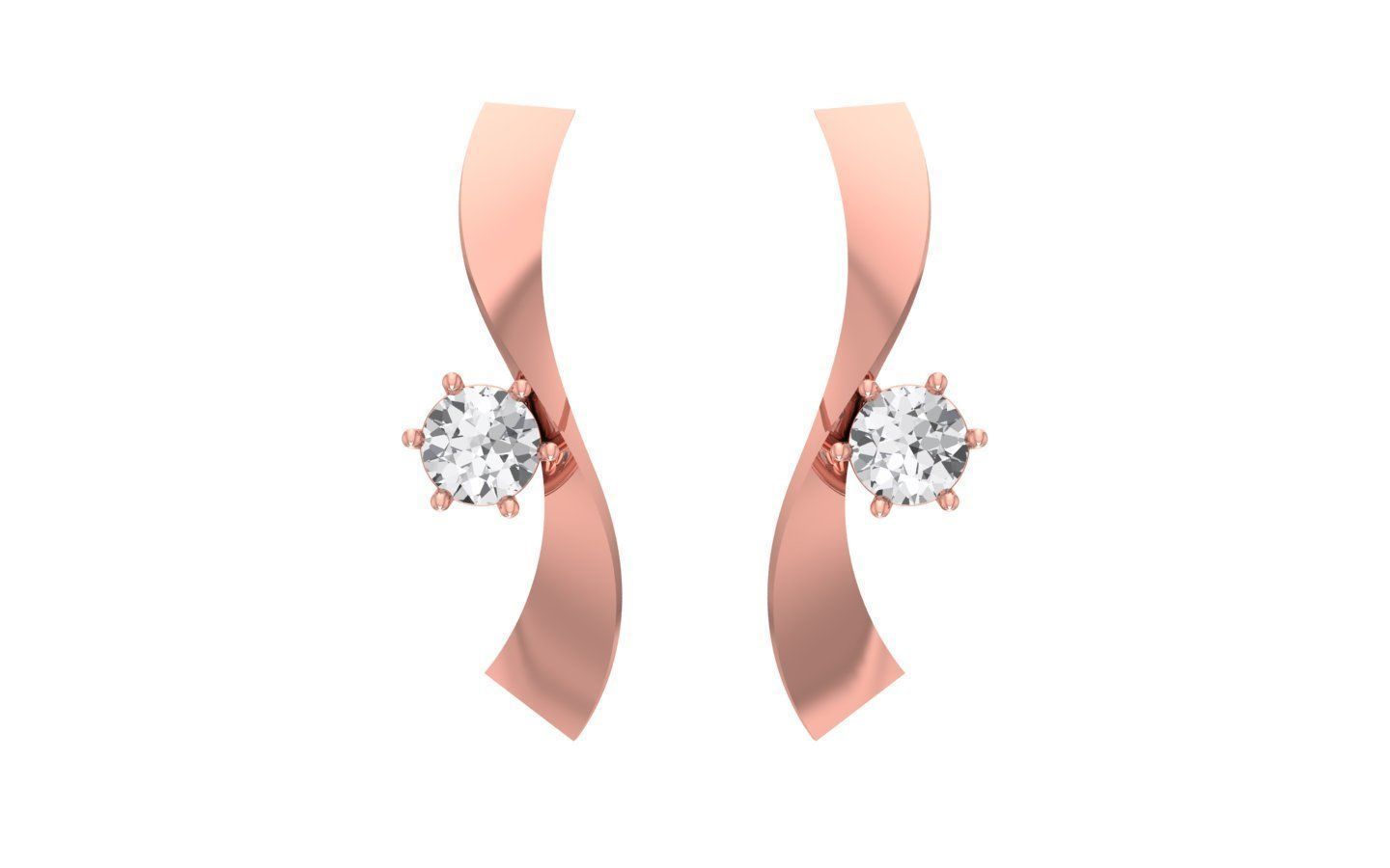 Earrings Pendant Set 3dm STL OBJ FBX Renders Details 3D print model_6