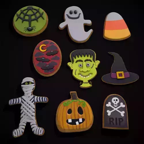 Halloween Cookies Sets One Two and Three
