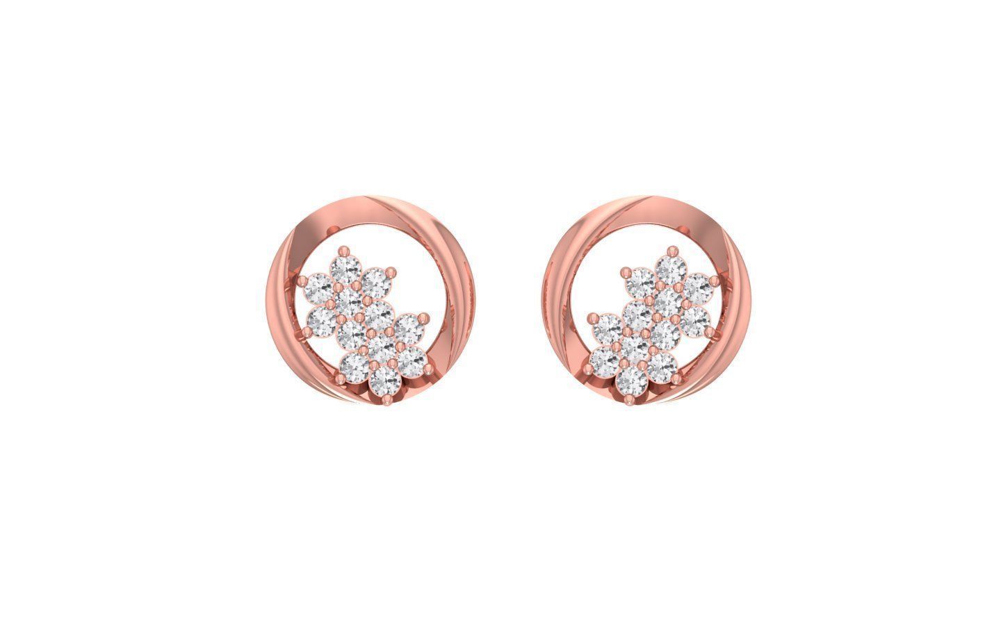 Earrings Pendant Set 3dm STL OBJ FBX Renders Details 3D print model_6