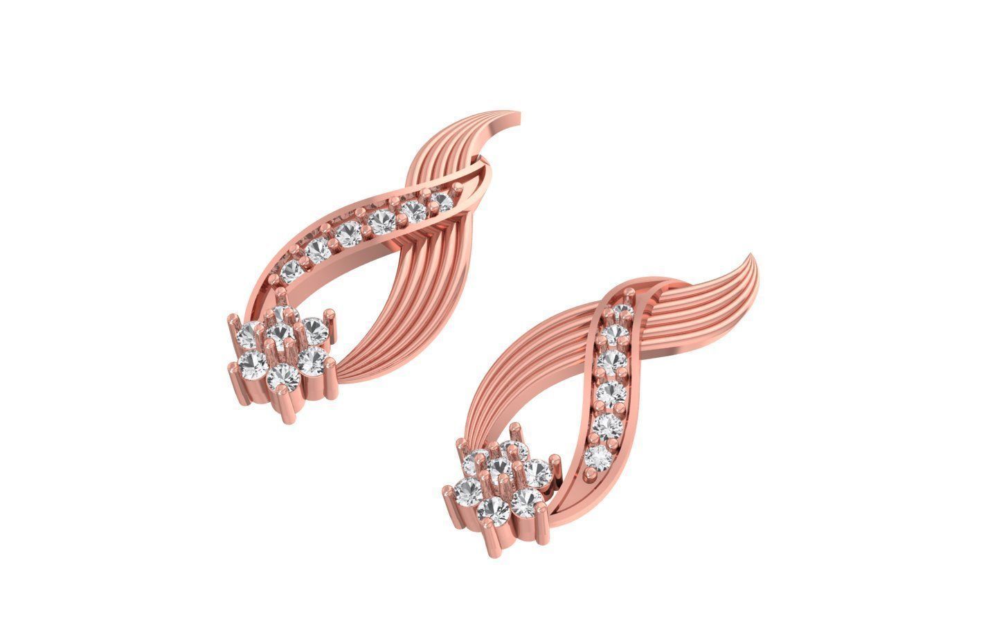 Earrings Pendant Set 3dm STL OBJ FBX Renders Details 3D print model_3