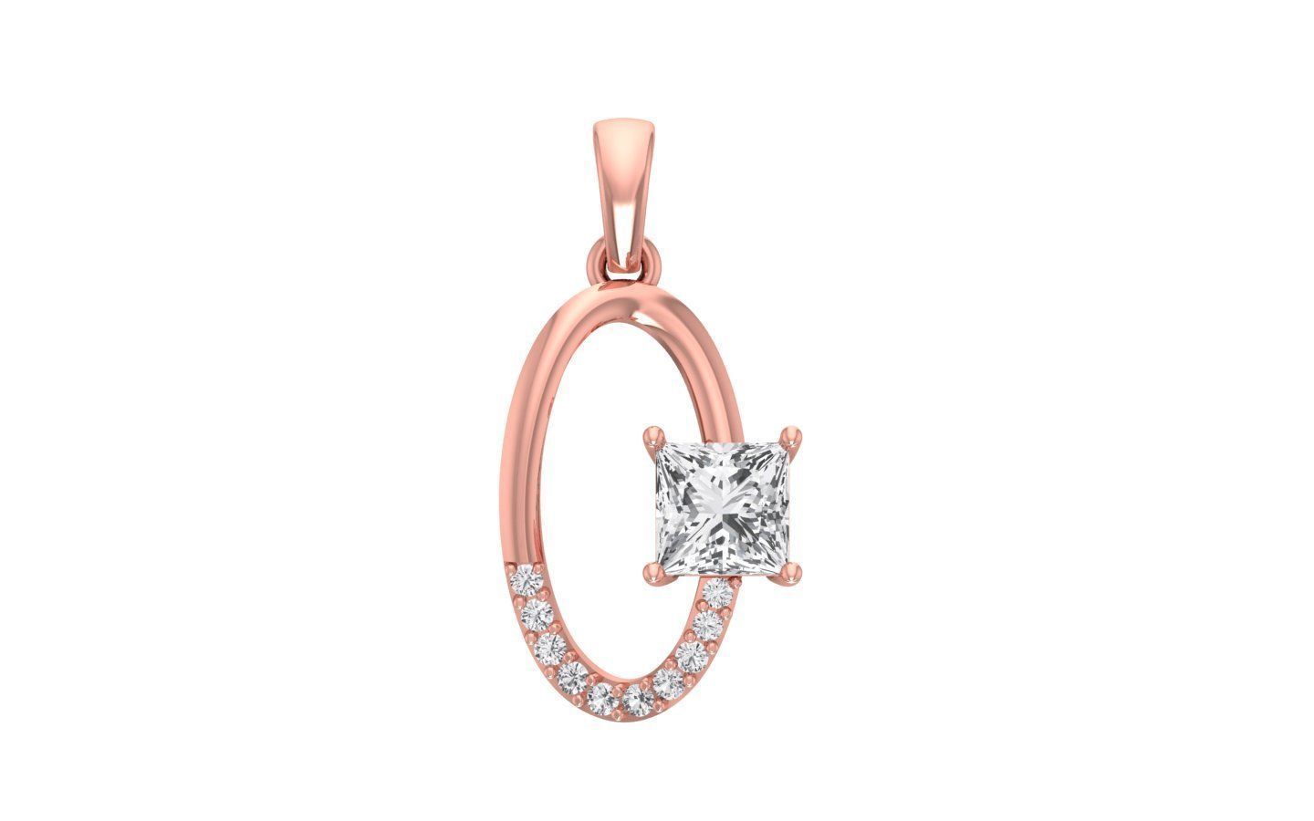 Earrings Pendant Set 3dm STL OBJ FBX Renders Details 3D print model_6