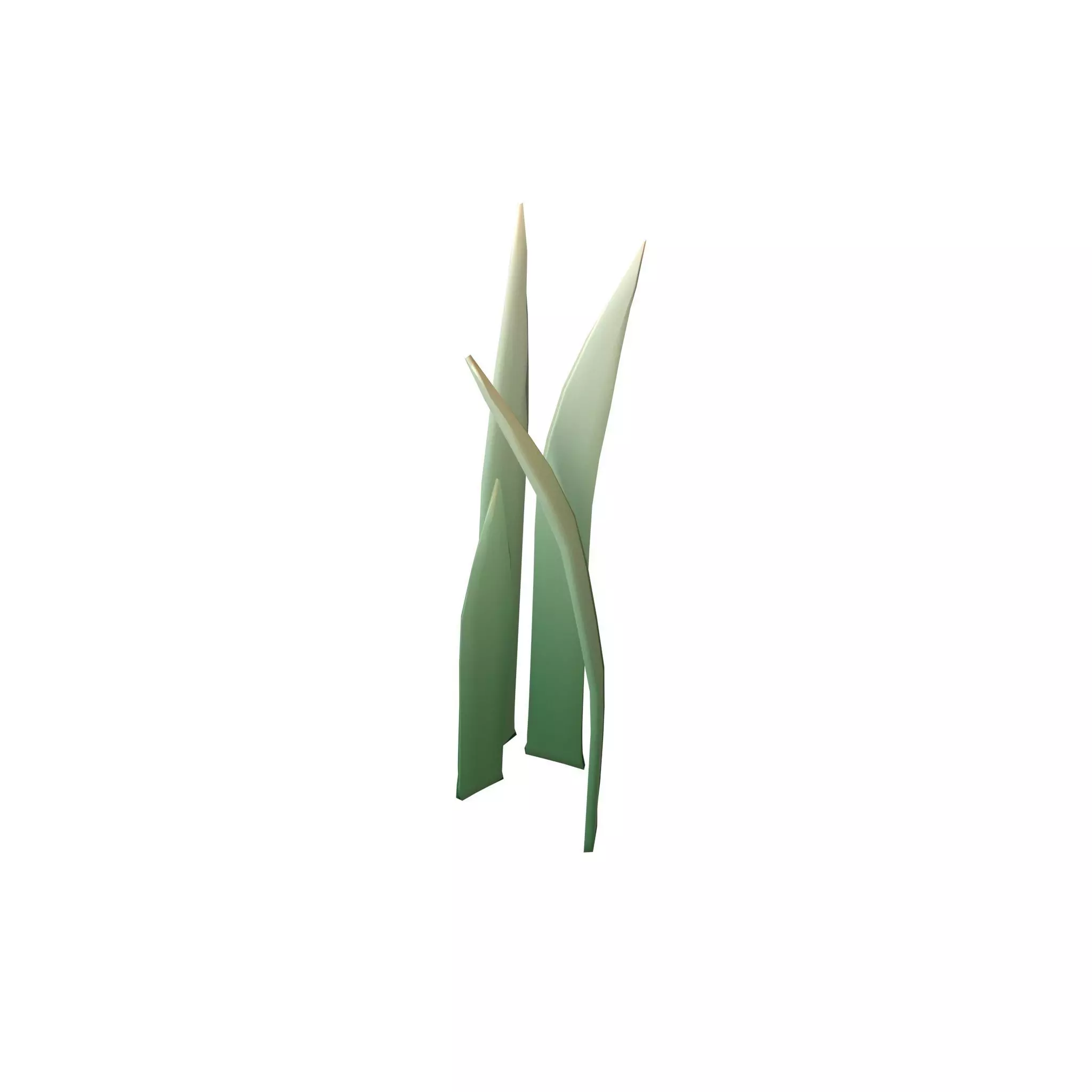 Cartoon Grass v4 002 Low-poly 3D model