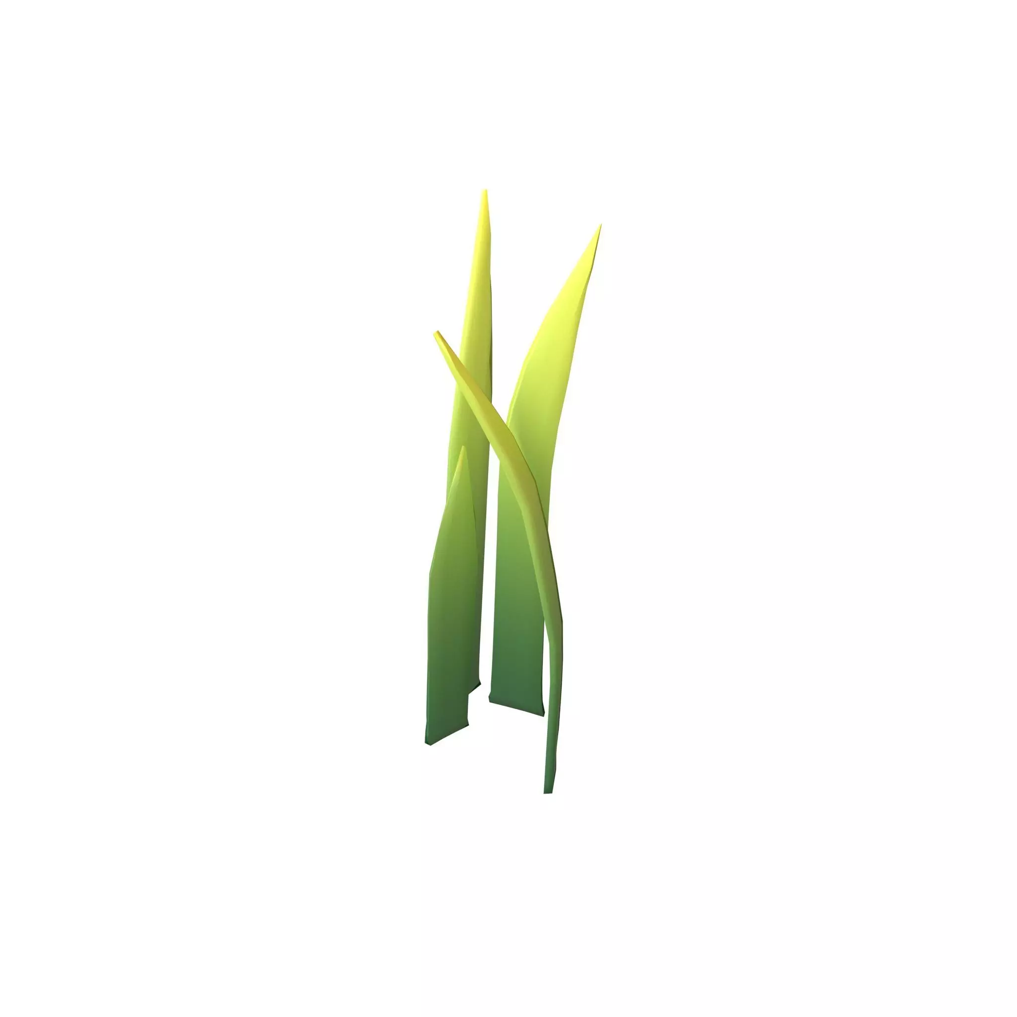 Cartoon Grass v4 003 Low-poly 3D model