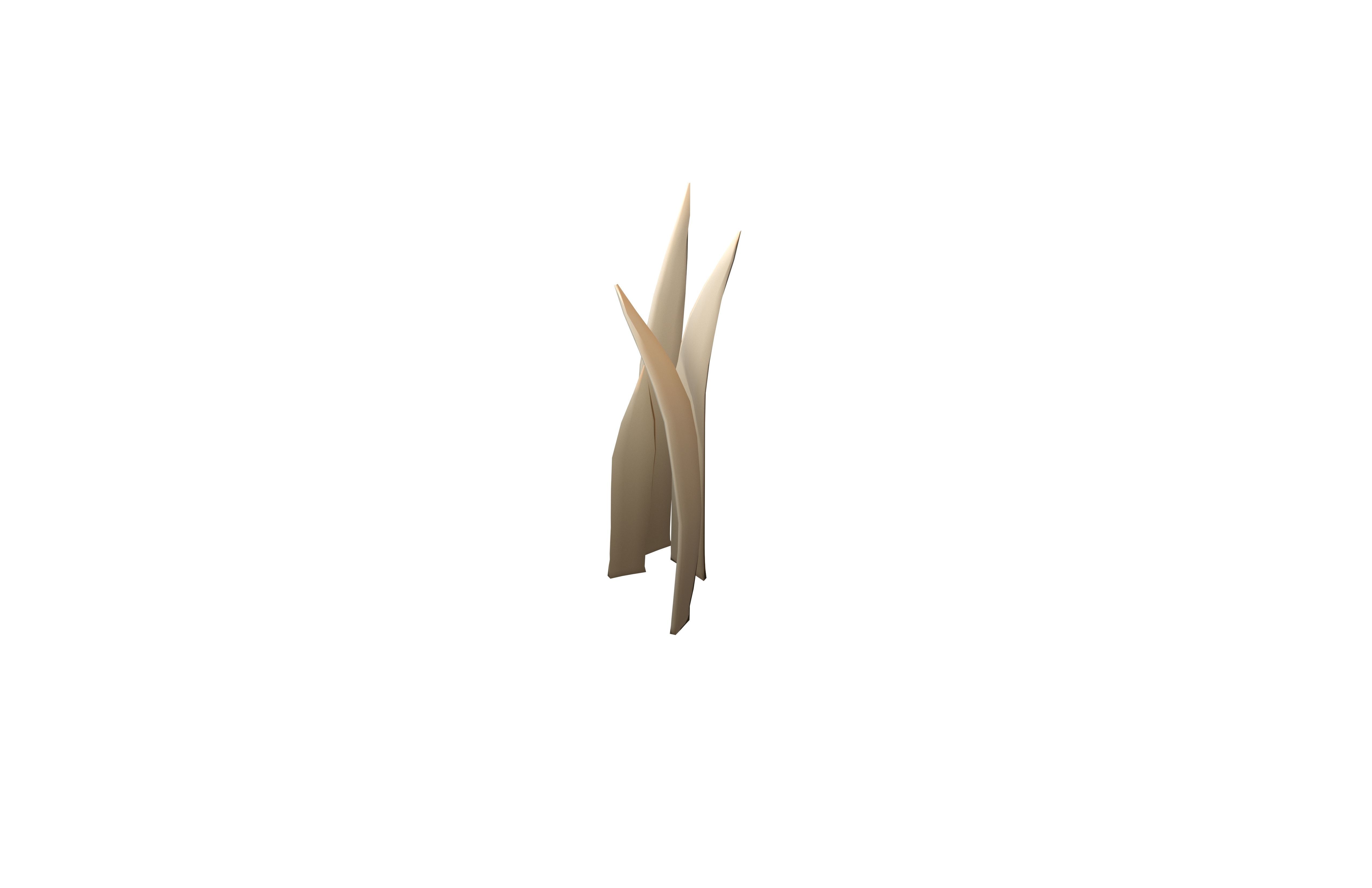 Cartoon Grass v4 004 Low-poly 3D model_2