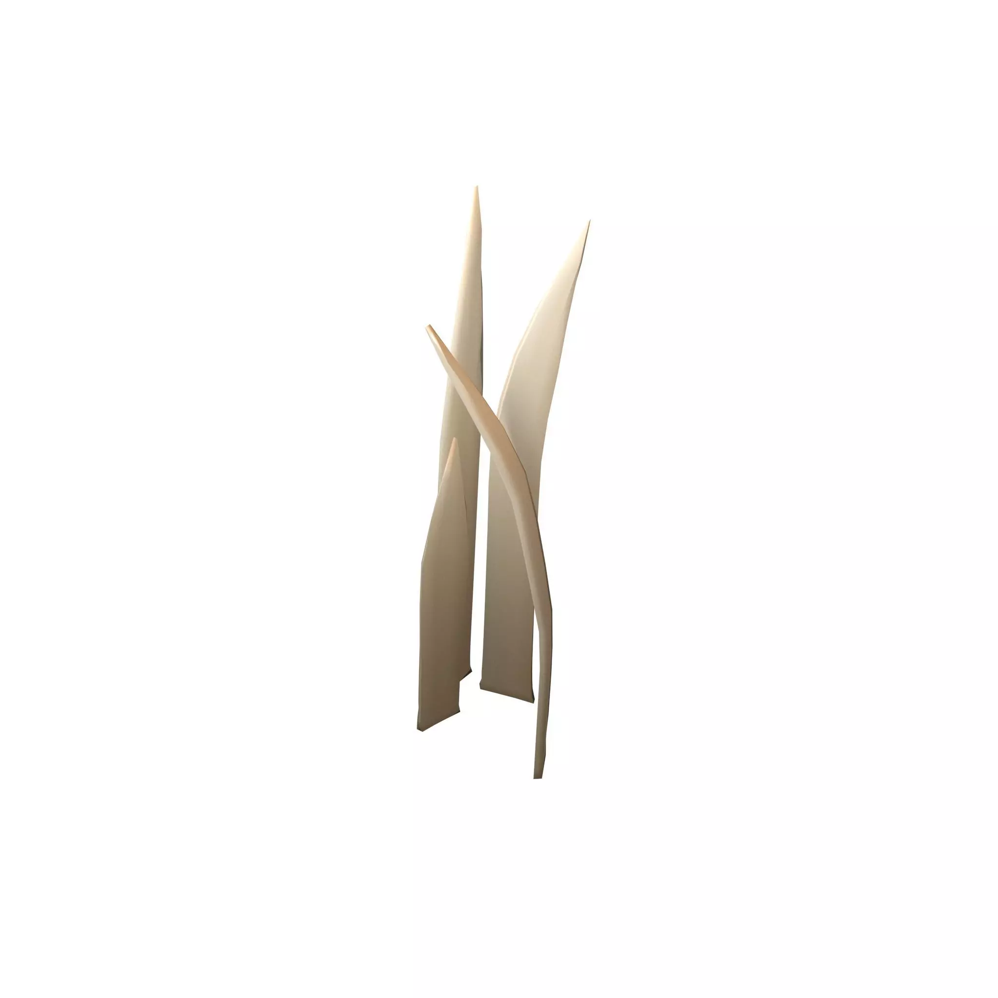 Cartoon Grass v4 004 Low-poly 3D model_0