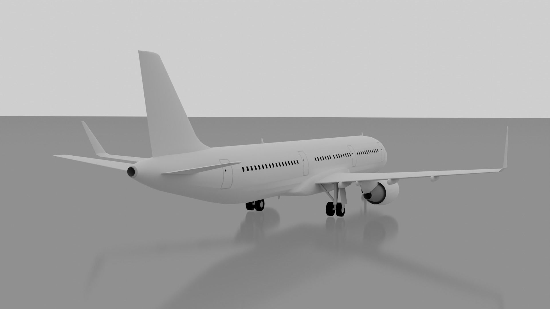Airbus A321-200 3D model_4