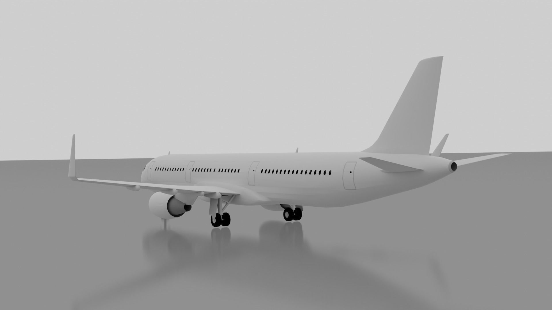 Airbus A321-200 3D model_6