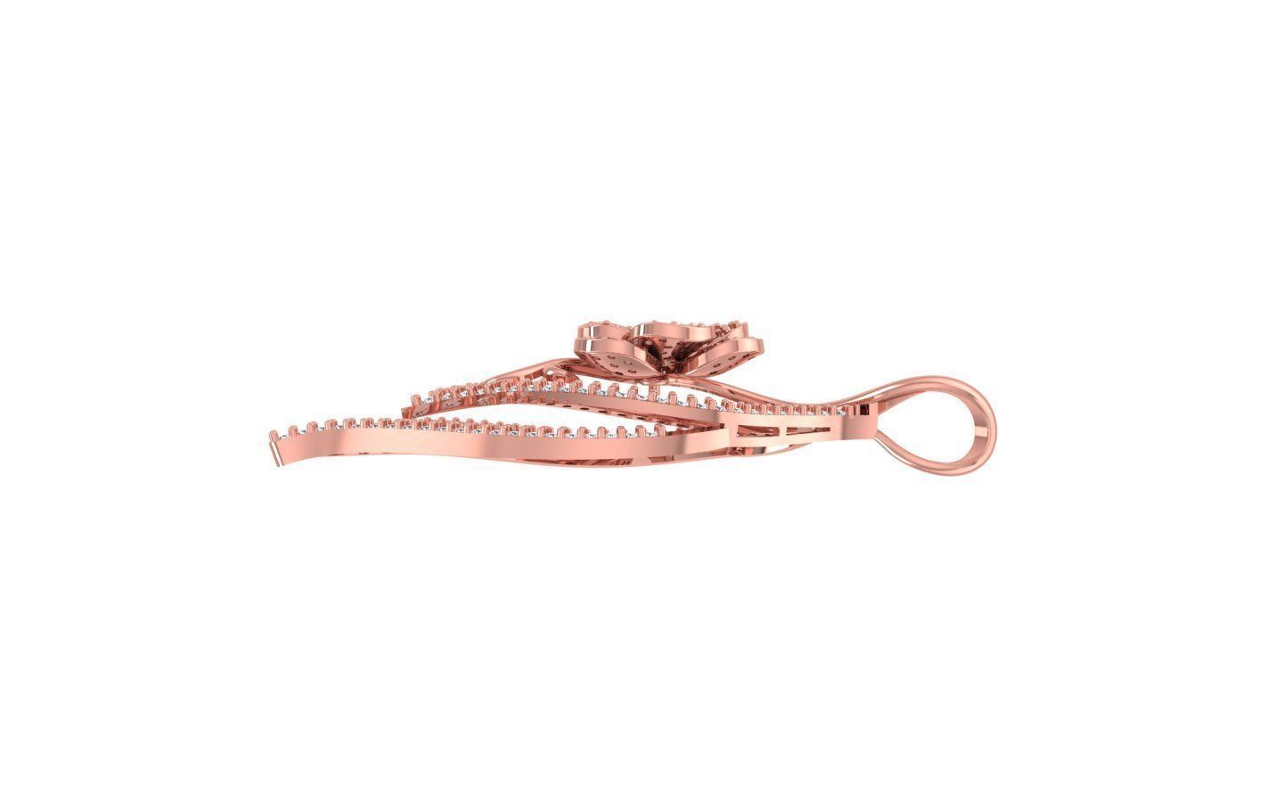 Pendant Earring Sets 3dm STL OBJ FBX Renders Details 3D print model_2