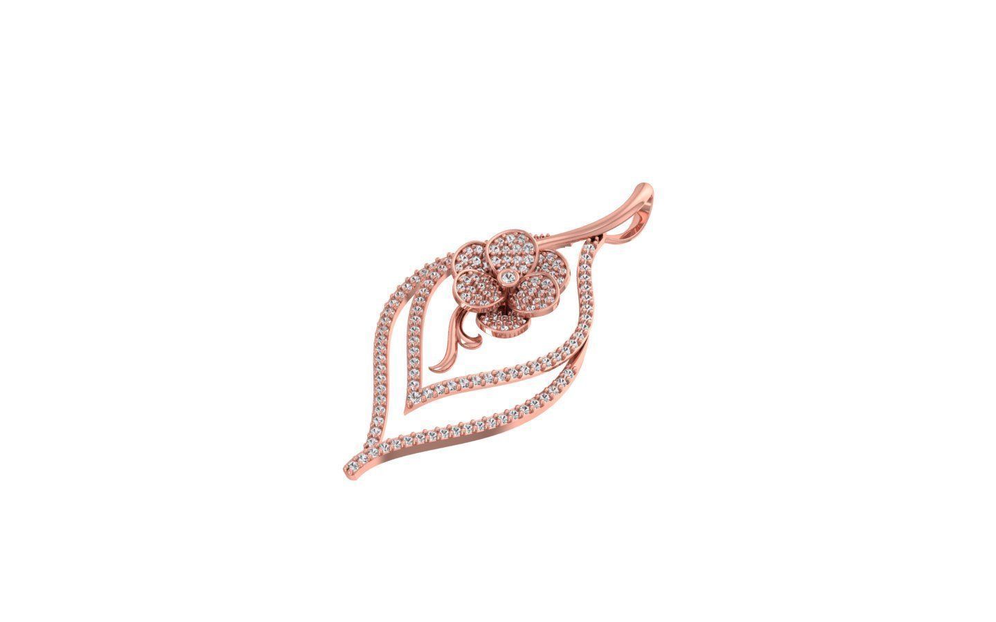 Pendant Earring Sets 3dm STL OBJ FBX Renders Details 3D print model_1