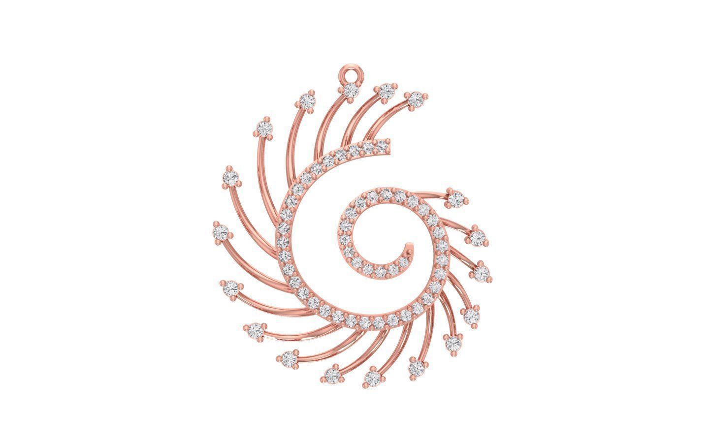 Pendant Earring Sets 3dm STL OBJ FBX Renders Details 3D print model_1