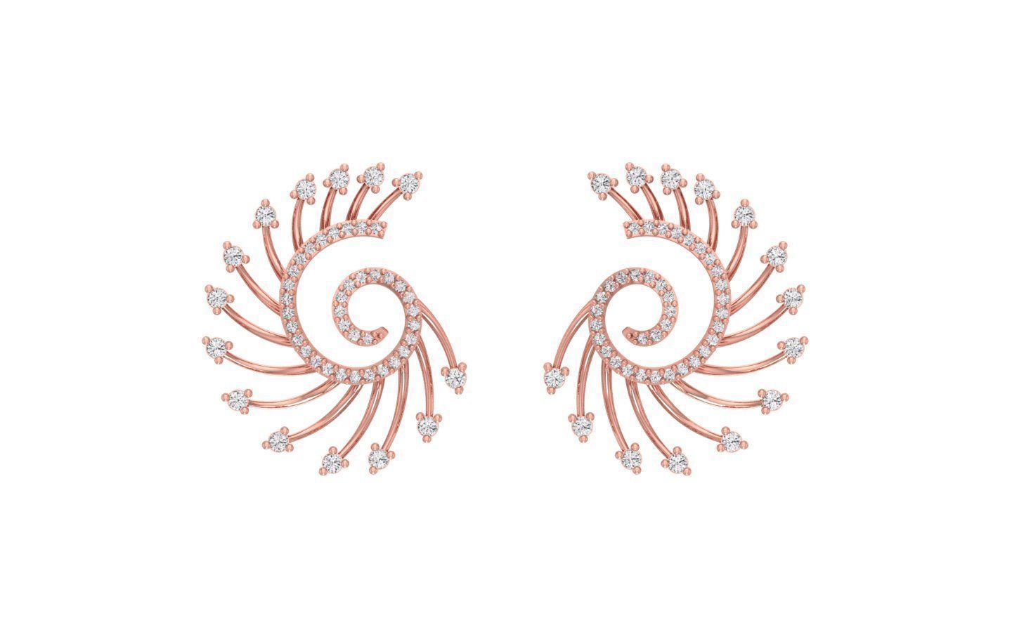 Pendant Earring Sets 3dm STL OBJ FBX Renders Details 3D print model_3