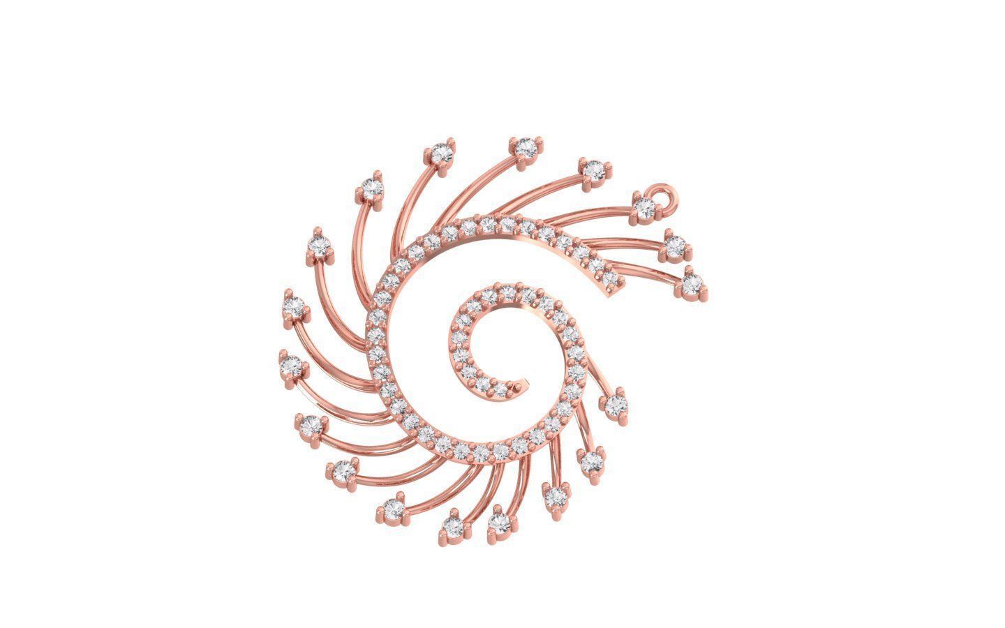 Pendant Earring Sets 3dm STL OBJ FBX Renders Details 3D print model_4