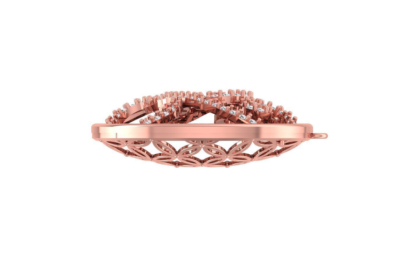 Pendant Earring Sets 3dm STL OBJ FBX Renders Details 3D print model_3