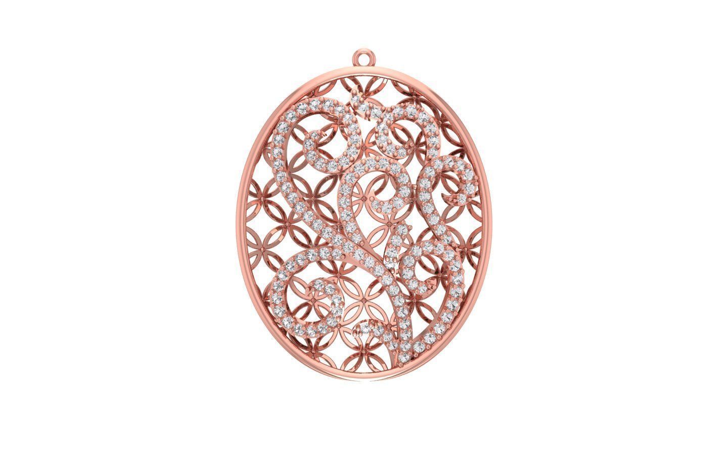 Pendant Earring Sets 3dm STL OBJ FBX Renders Details 3D print model_1