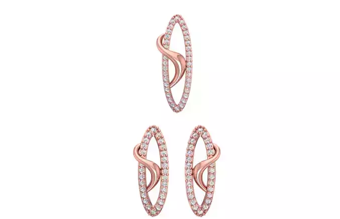 Pendant Earring Sets 3dm STL OBJ FBX Renders Details