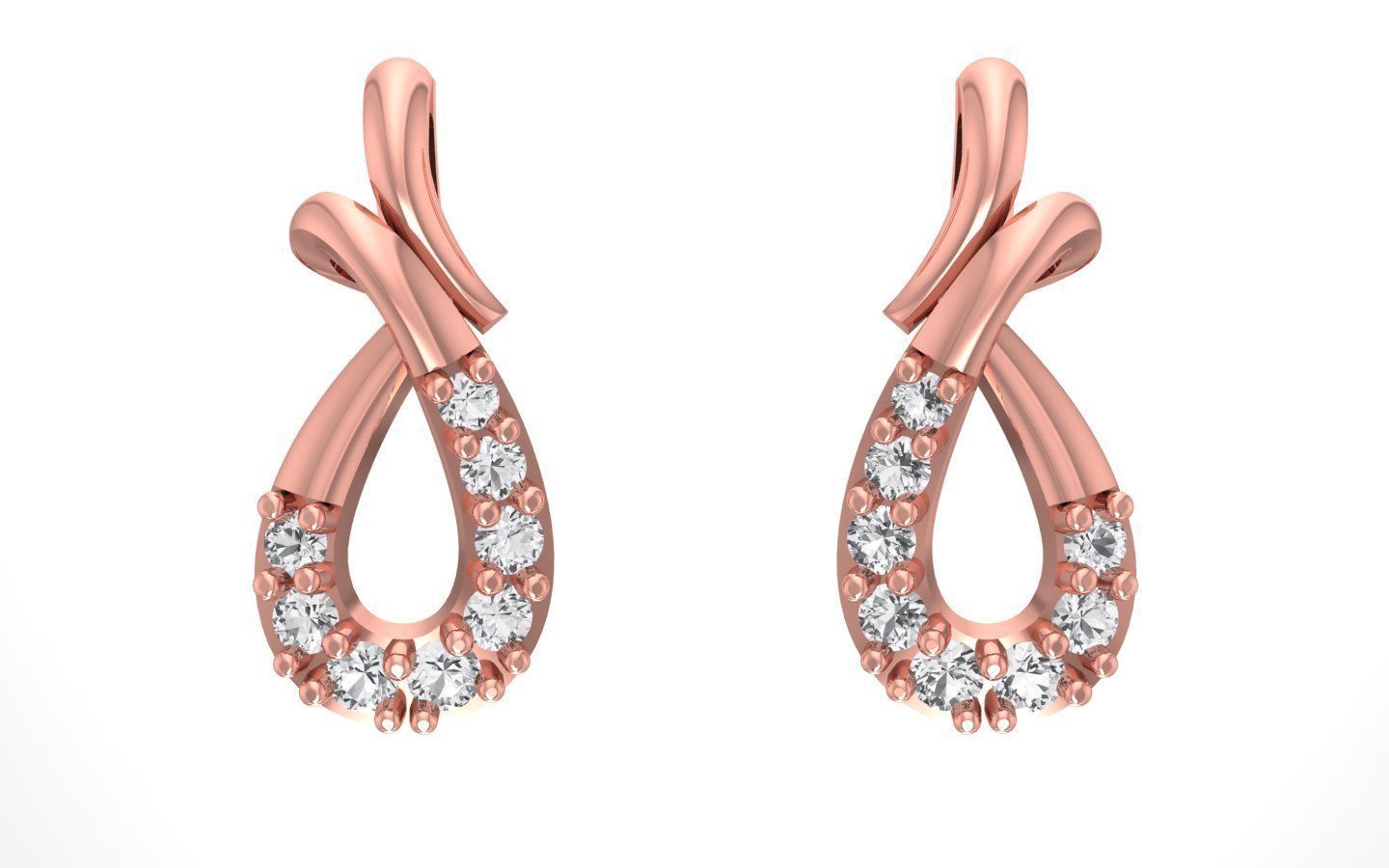 Pendant Earring Sets 3dm STL OBJ FBX Renders Details 3D print model_6