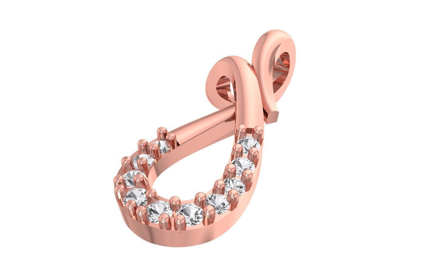 Pendant Earring Sets 3dm STL OBJ FBX Renders Details 3D print model_2