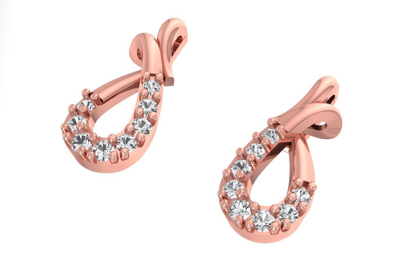 Pendant Earring Sets 3dm STL OBJ FBX Renders Details 3D print model_1