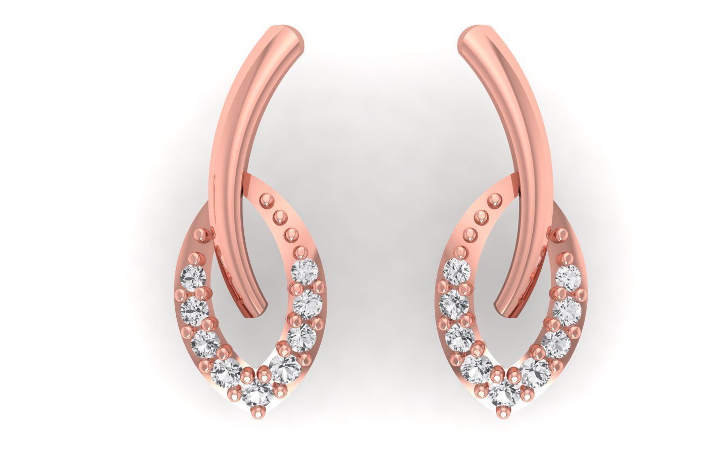 Pendant Earring Sets 3dm STL OBJ FBX Renders Details 3D print model_4