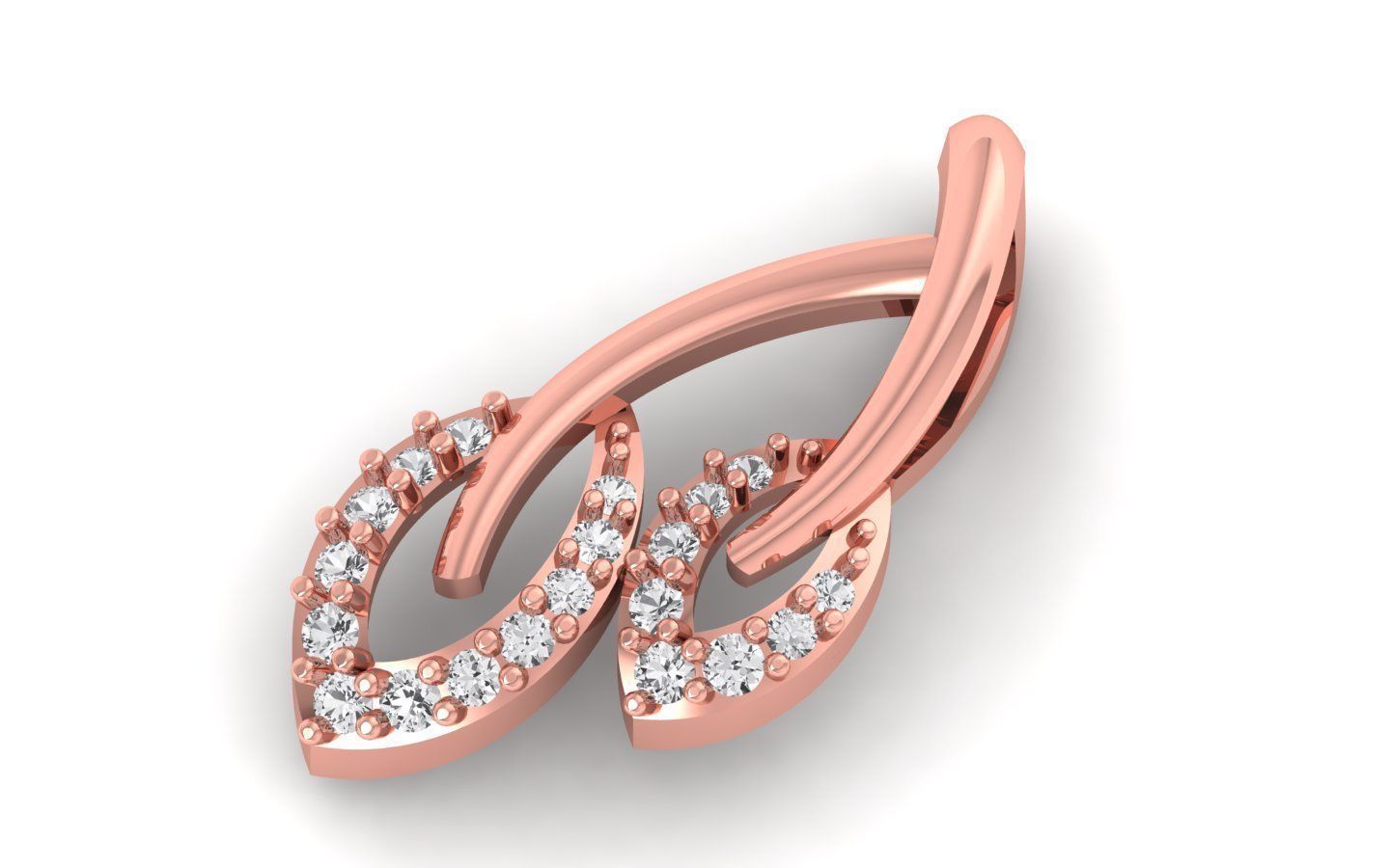 Pendant Earring Sets 3dm STL OBJ FBX Renders Details 3D print model_2