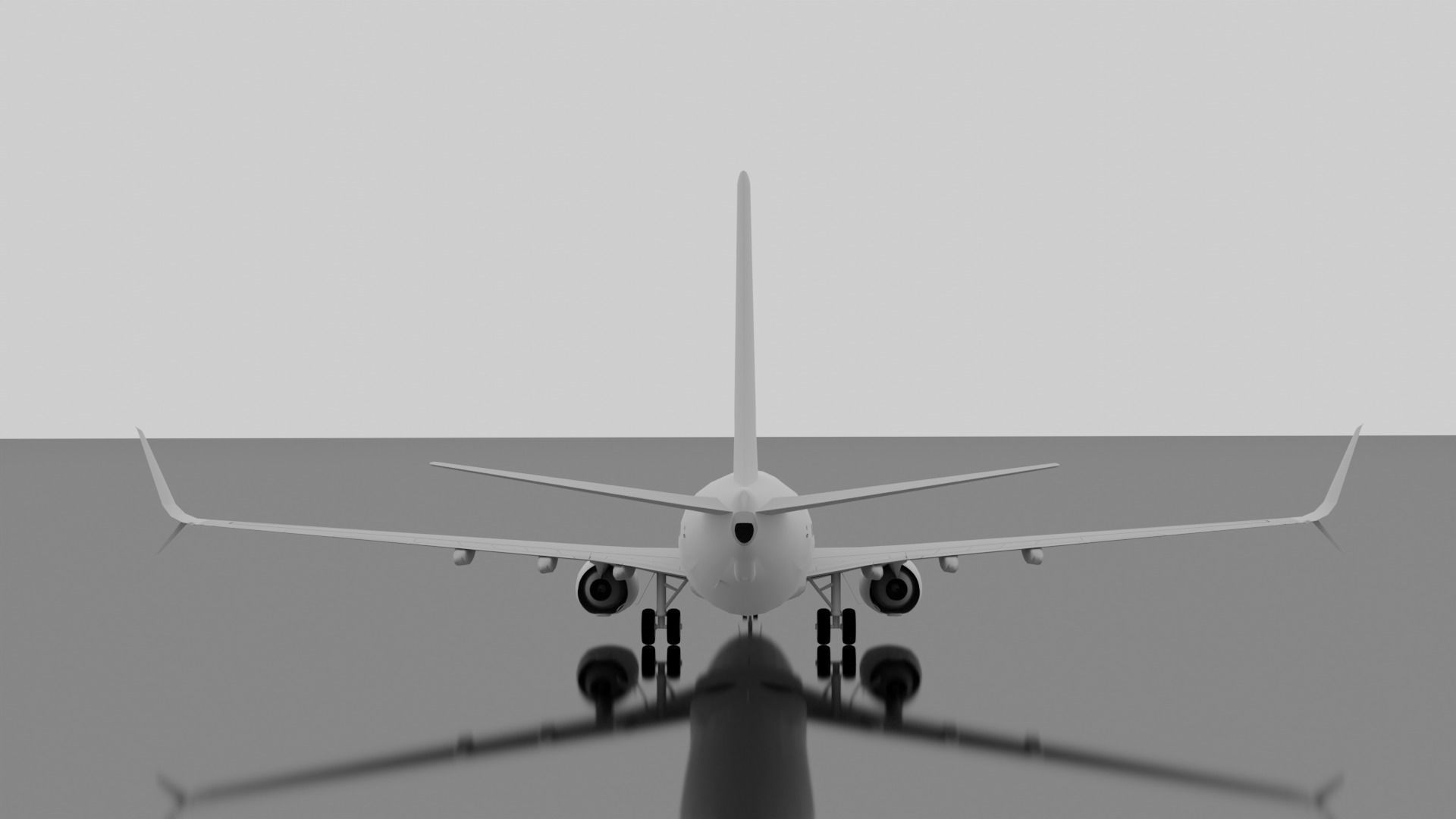 Boeing 737-800 w Split Scimitars  3D model_5