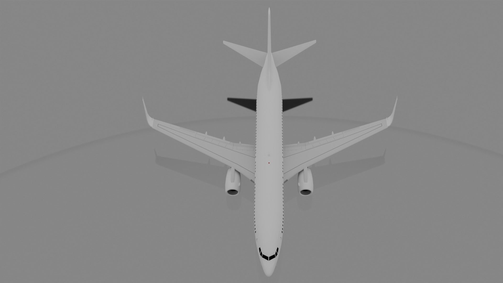 Boeing 737-800 w Split Scimitars  3D model_9