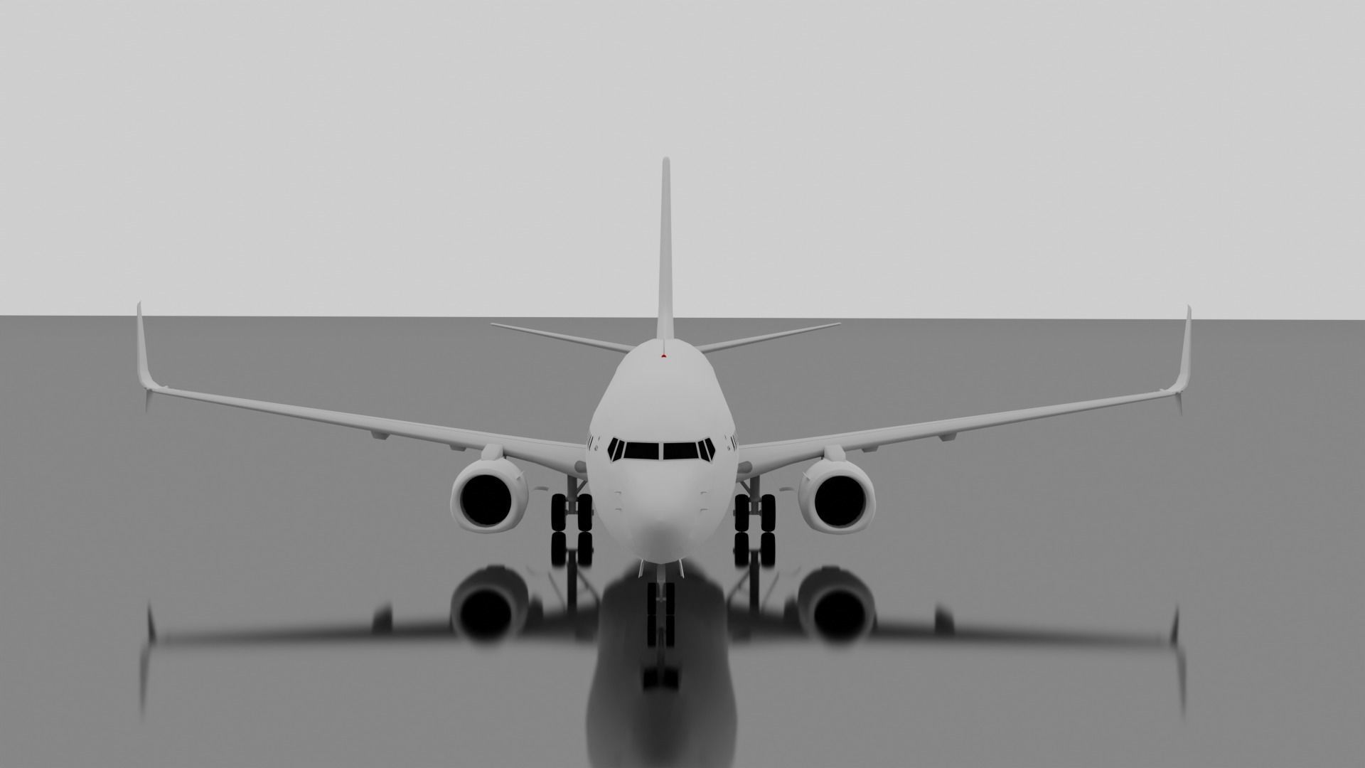 Boeing 737-800 w Split Scimitars  3D model_1