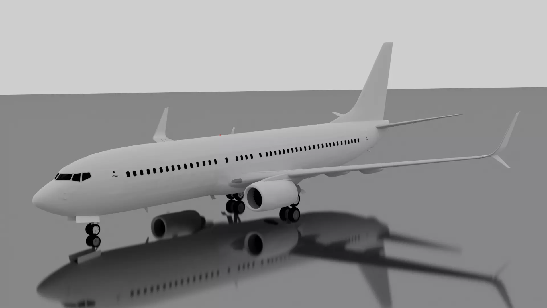 Boeing 737-800 w Split Scimitars  3D model_0