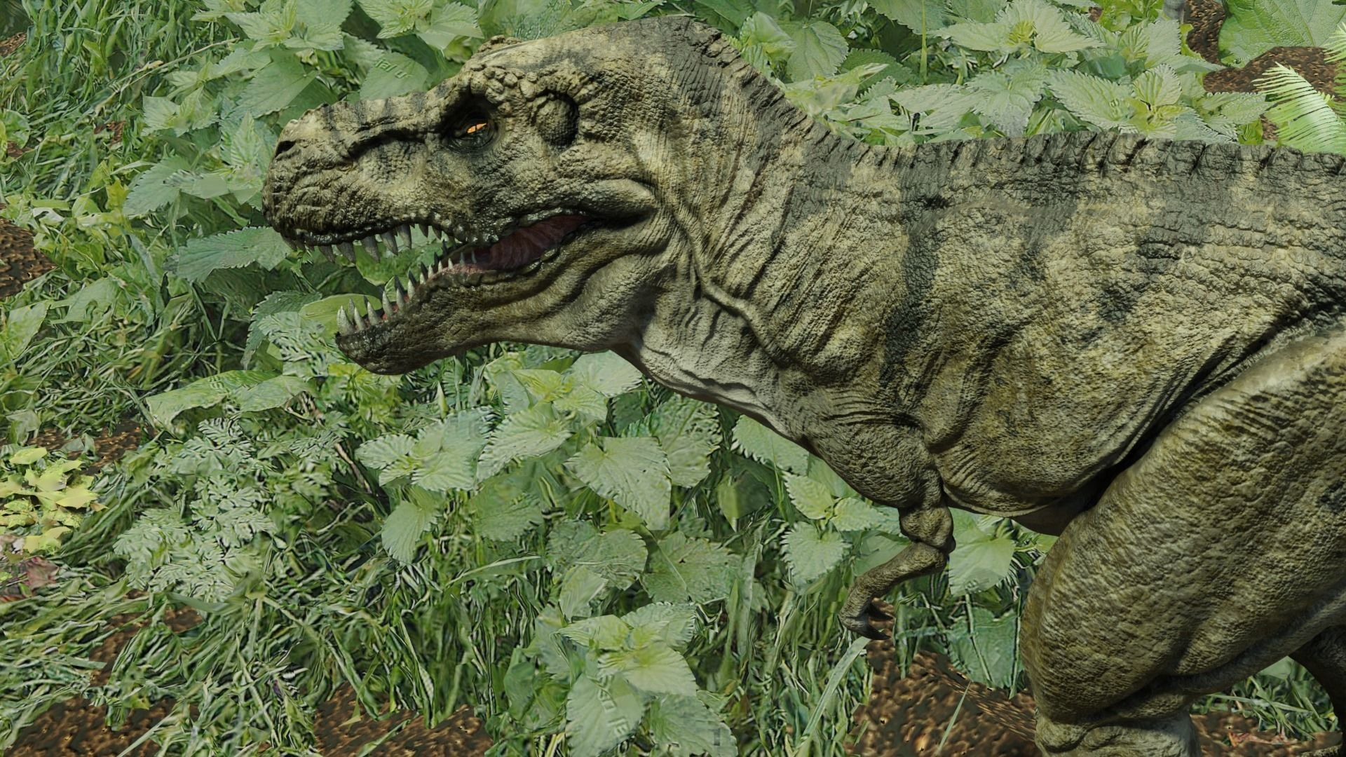 Tyrannosaurus Rex Animated and Rigged Low-poly 3D model_2