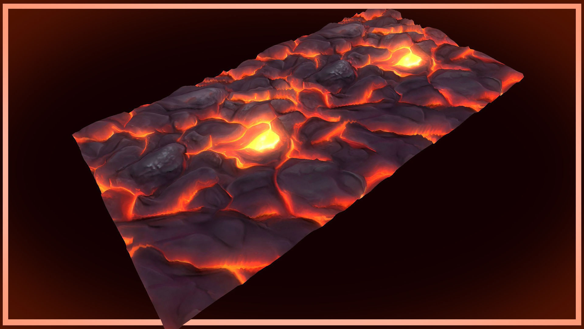Lava and Rocks 20 TEXTURES Hand-painted Seamless Texture_16