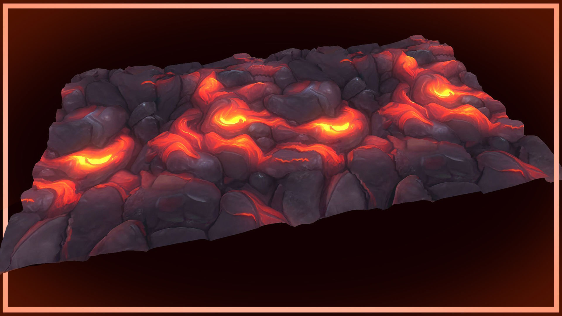 Lava and Rocks 20 TEXTURES Hand-painted Seamless Texture_17