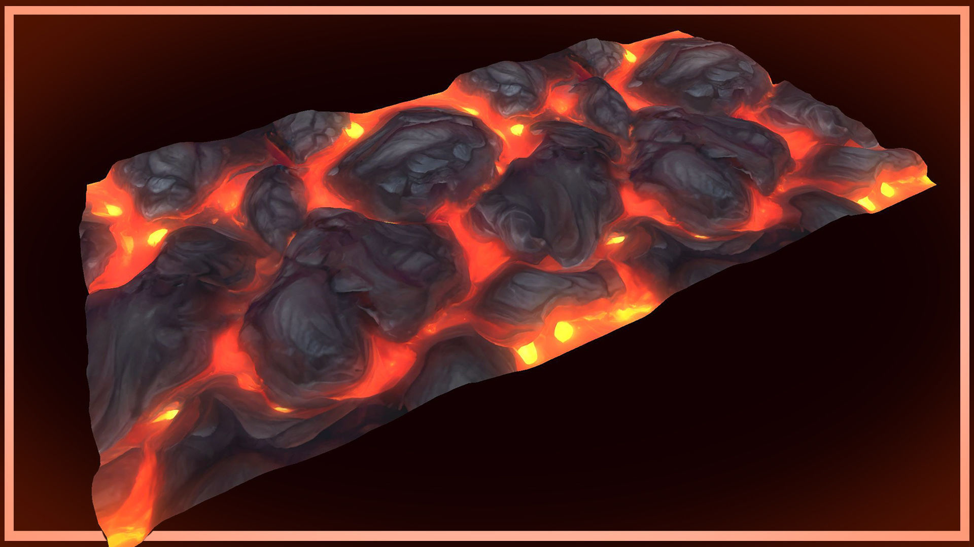 Lava and Rocks 20 TEXTURES Hand-painted Seamless Texture_20