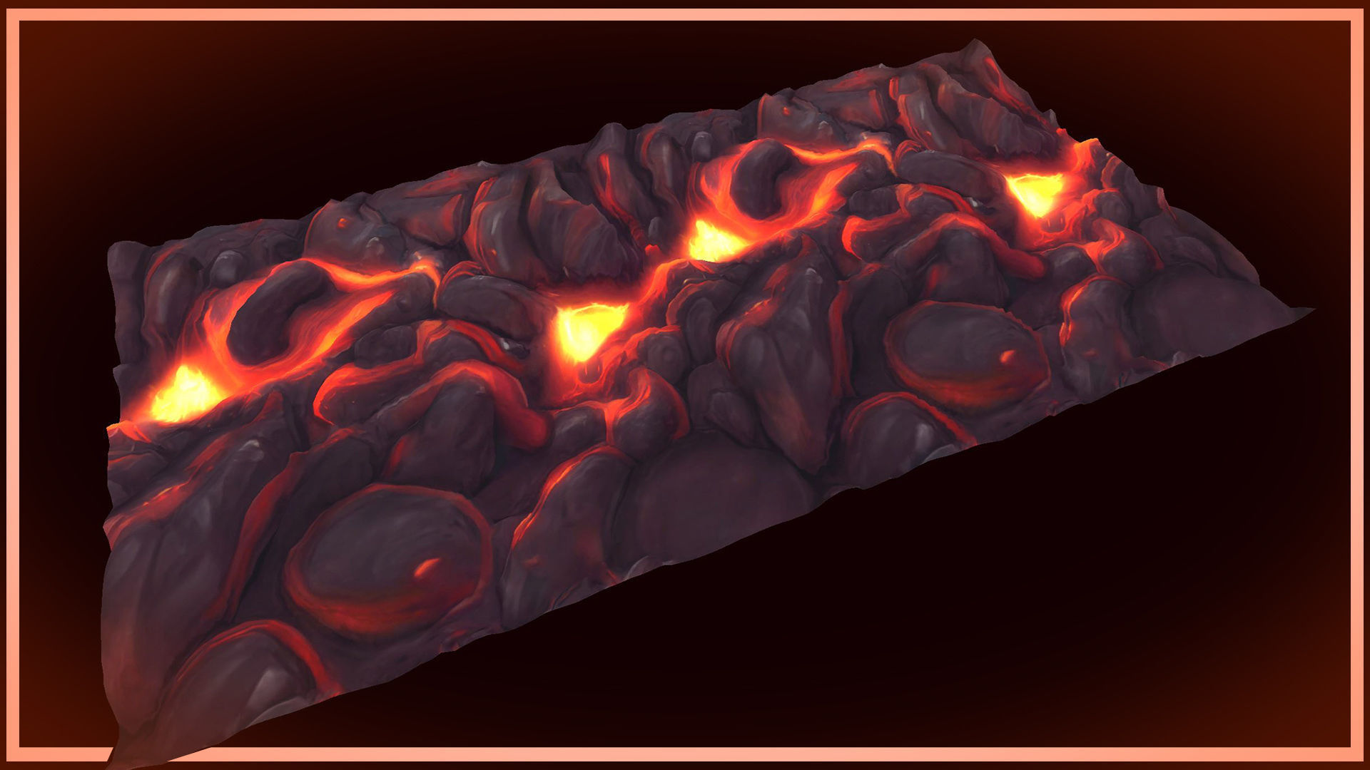 Lava and Rocks 20 TEXTURES Hand-painted Seamless Texture_12