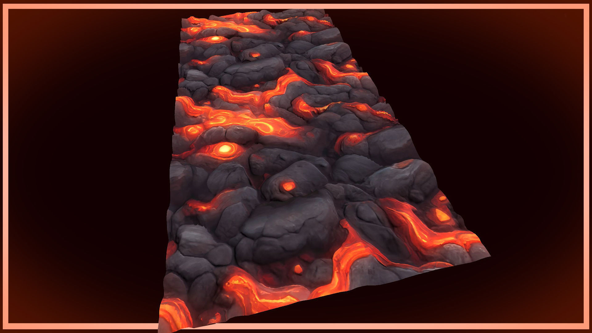 Lava and Rocks 20 TEXTURES Hand-painted Seamless Texture_19