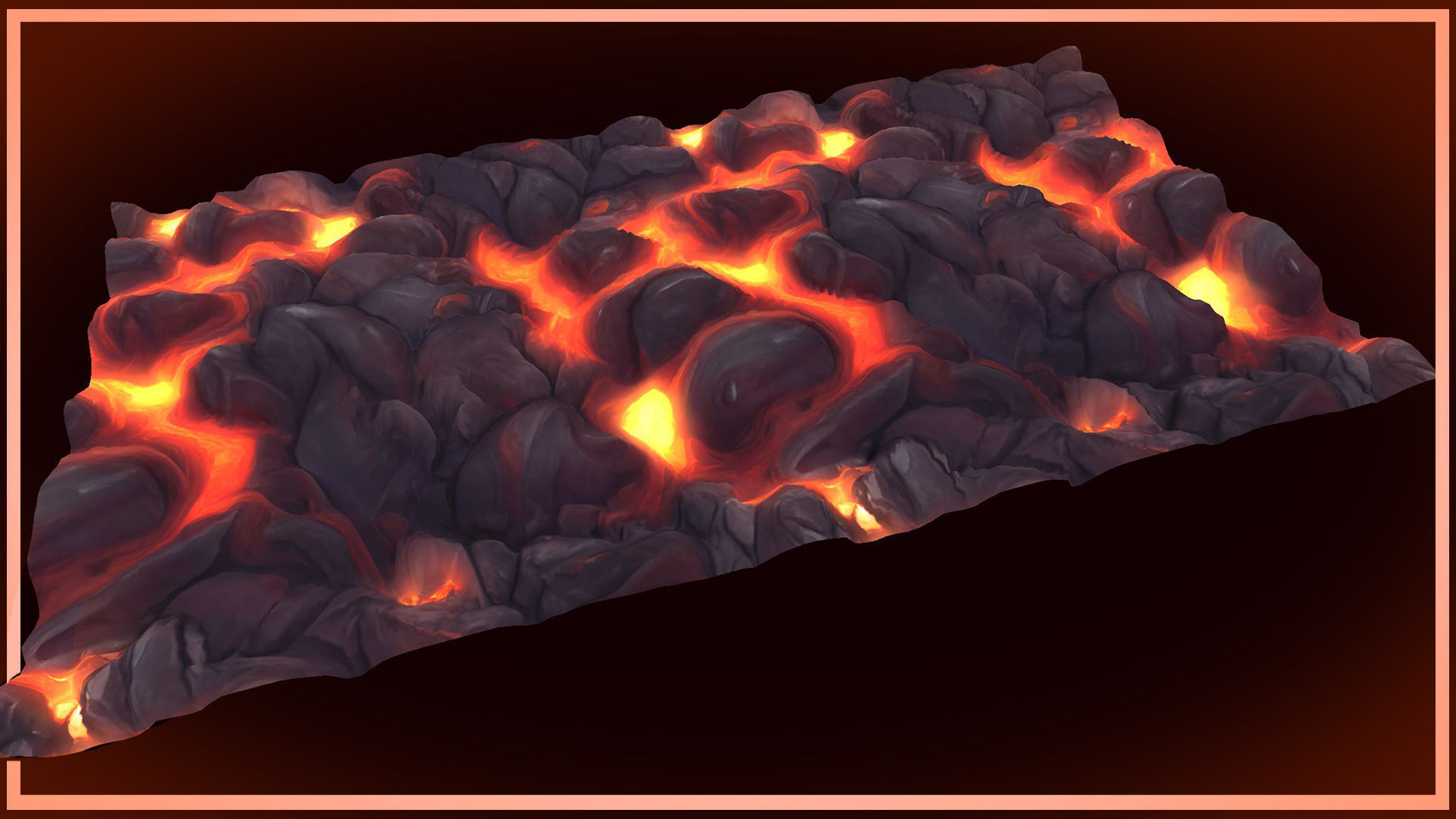 Lava and Rocks 20 TEXTURES Hand-painted Seamless Texture_18