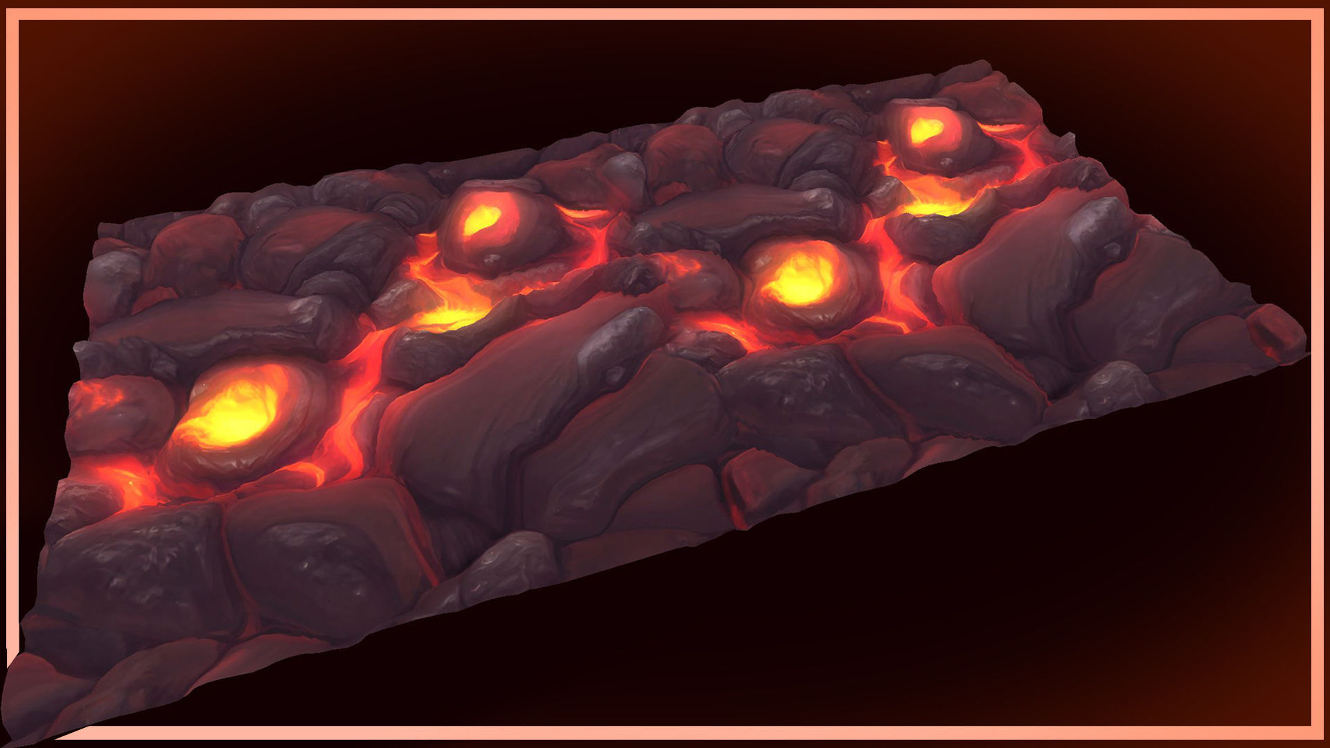 Lava and Rocks 20 TEXTURES Hand-painted Seamless Texture_10