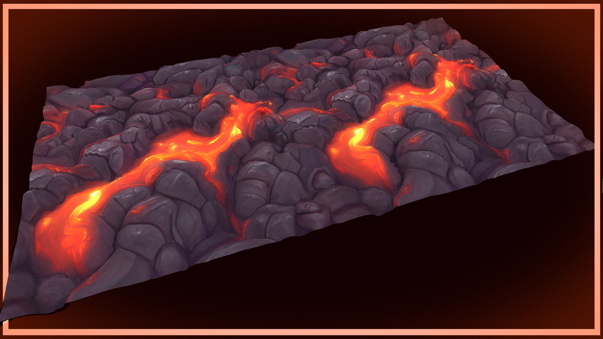 Lava and Rocks 20 TEXTURES Hand-painted Seamless Texture_11