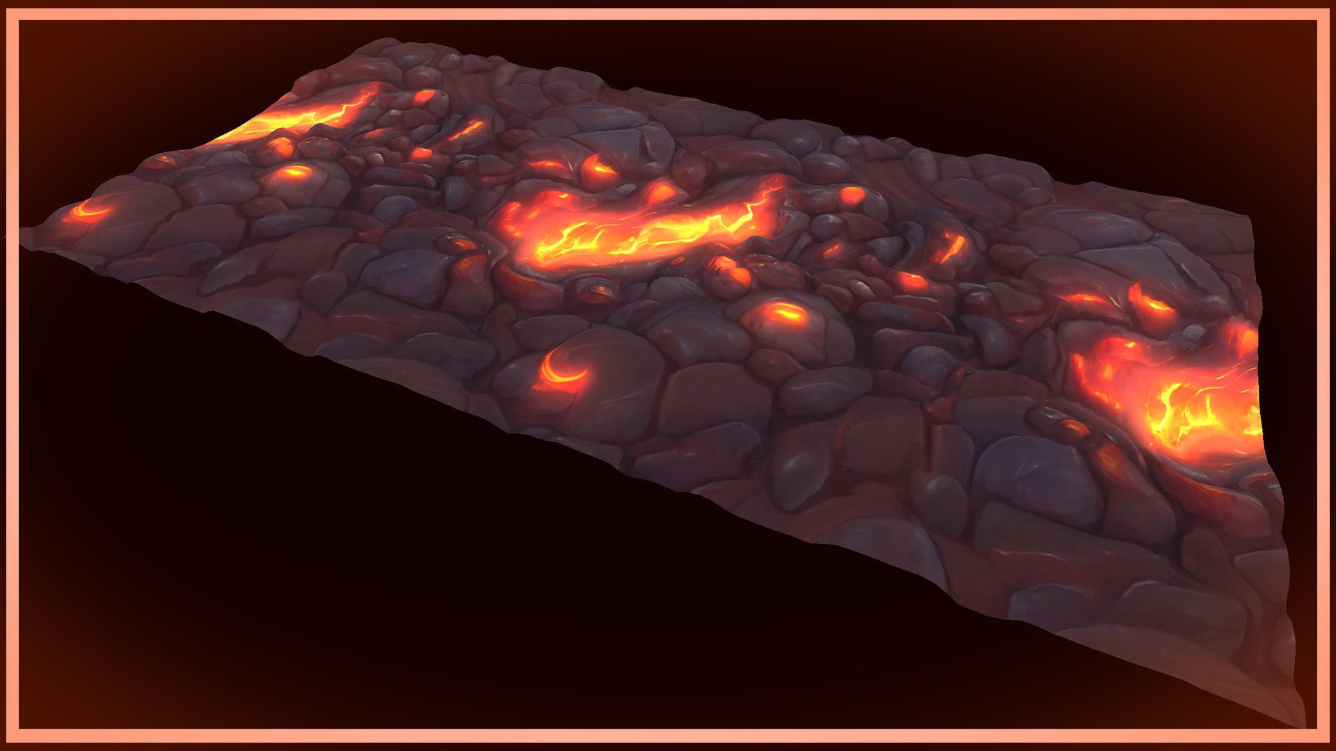 Lava and Rocks 20 TEXTURES Hand-painted Seamless Texture_9