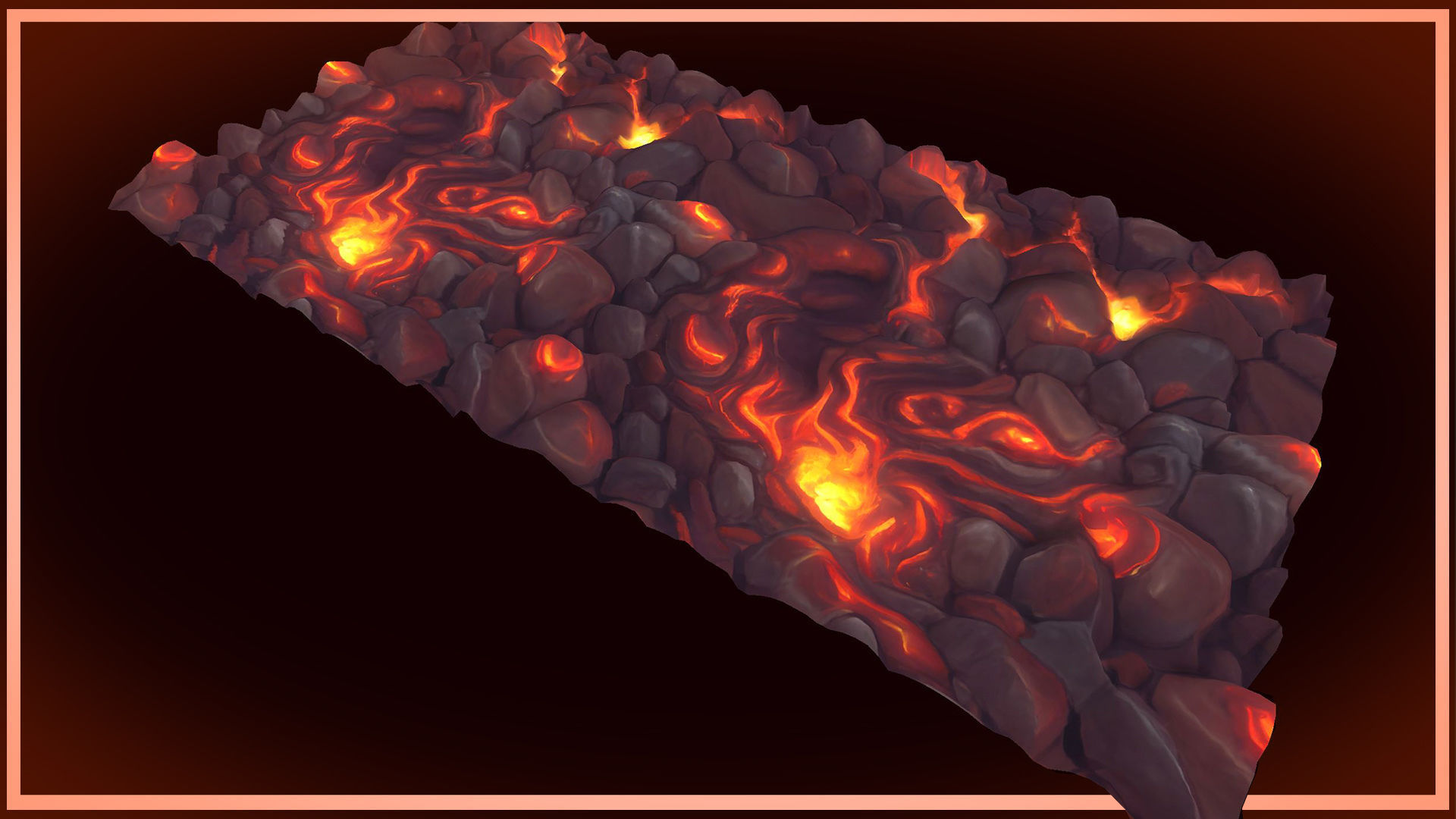Lava and Rocks 20 TEXTURES Hand-painted Seamless Texture_1