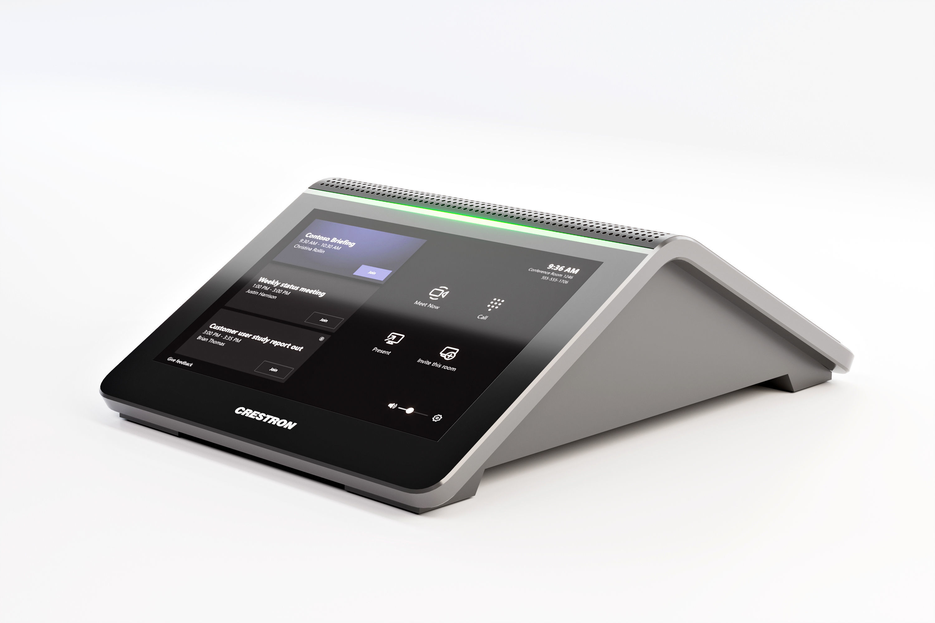 Tabletop Conferencing - Crestron Flex MM Low-poly 3D model_1